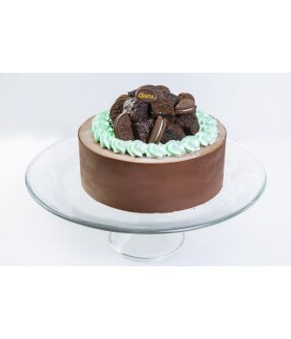 Chocolate Mint Oreo Ice Cream Cake