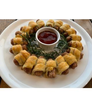 Sausages Roll Wreath