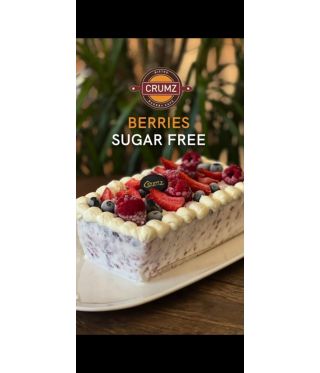 Berries-Sugar Free Ice cream cake